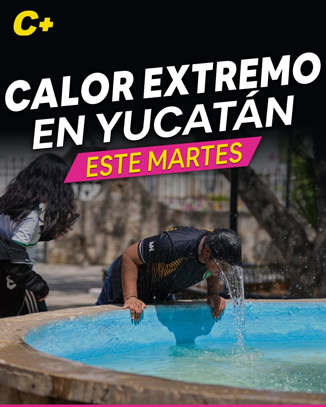 Calor extremo en Yucatán este martes