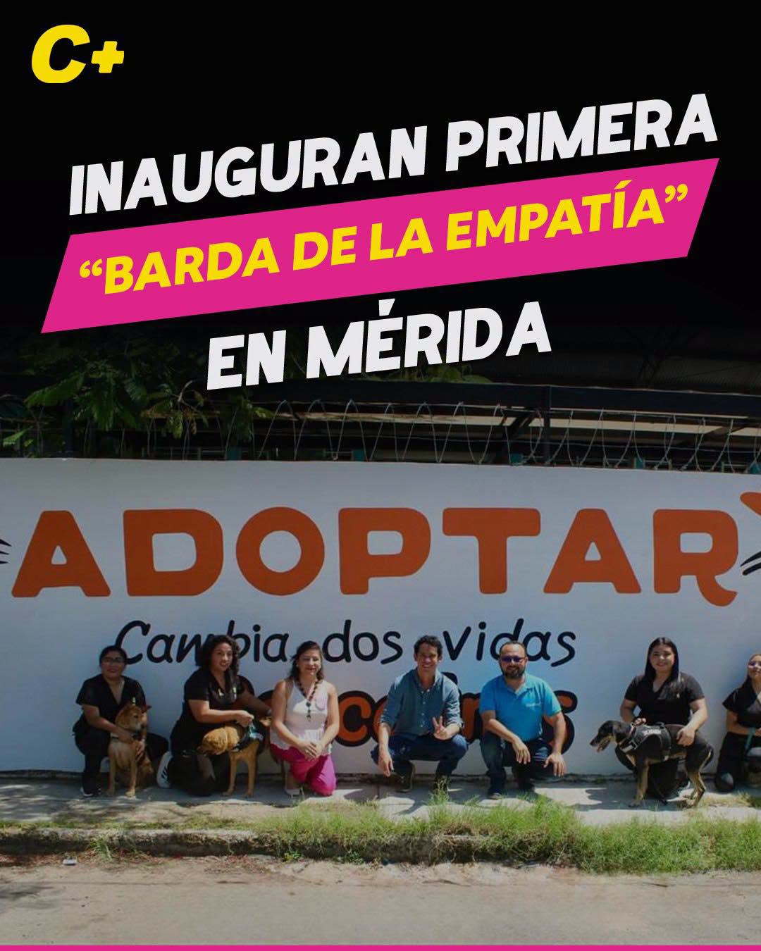 Inauguran primera “Barda de la Empatía” en Mérida