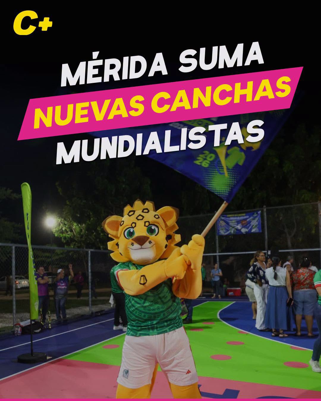 Mérida suma nuevas canchas mundialistas