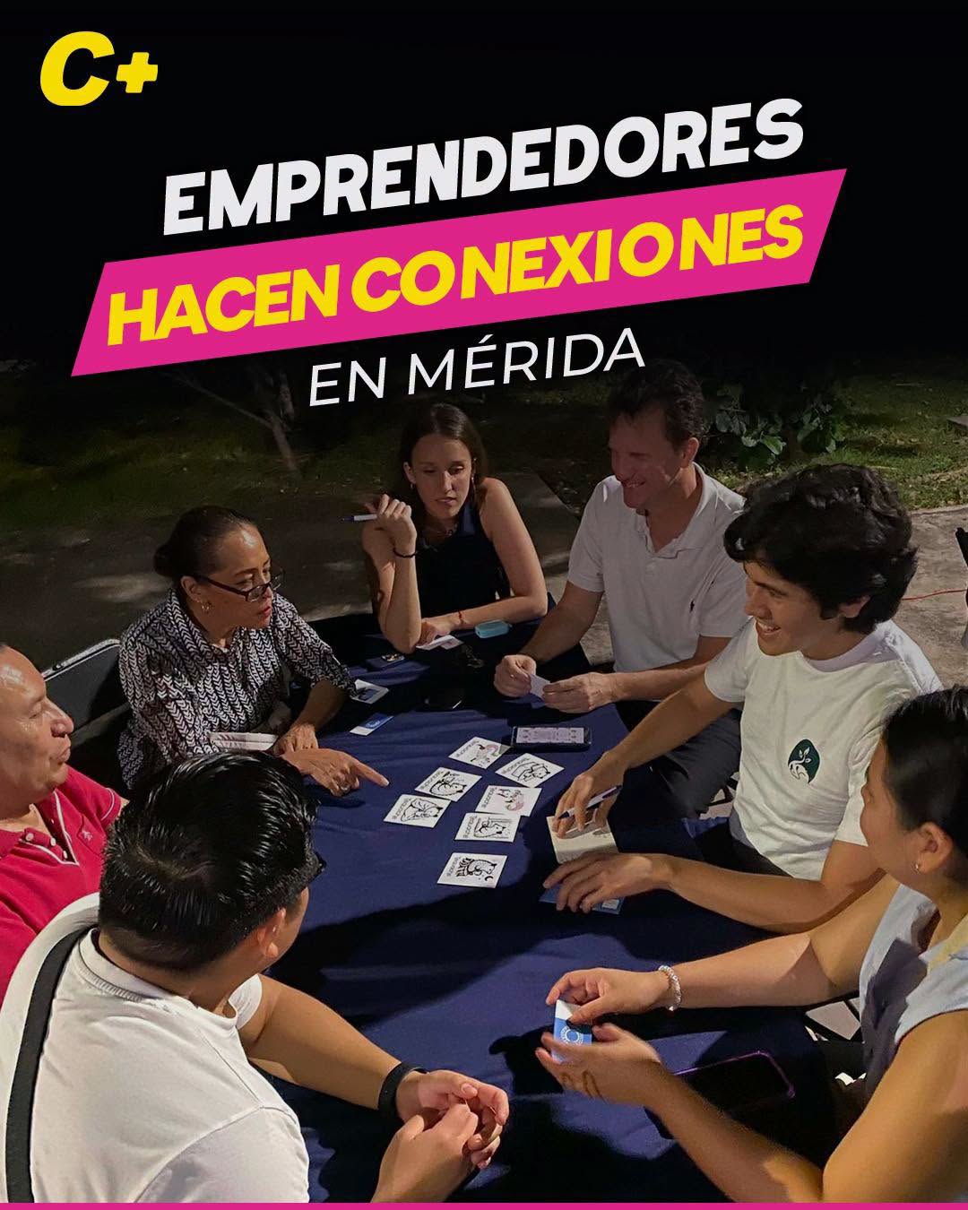 Emprendedores hacen conexiones en Mérida