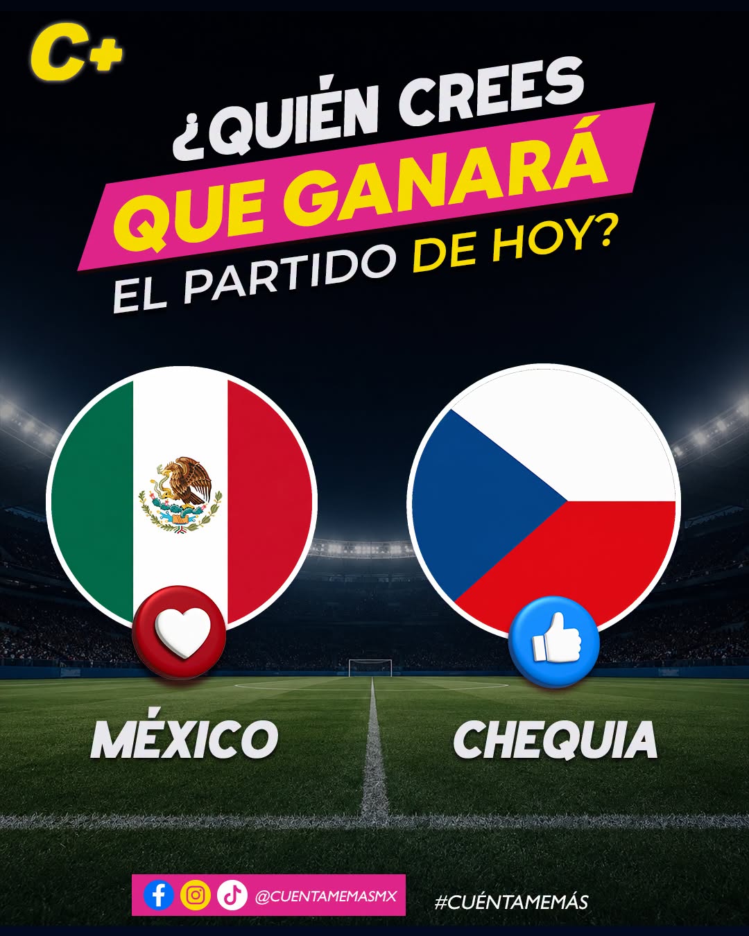 ¿Ya estás listo para el partido de hoy?
