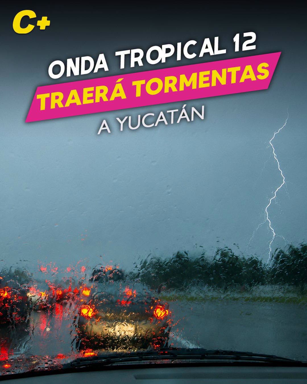 Onda tropical 12 traerá tormentas a Yucatán