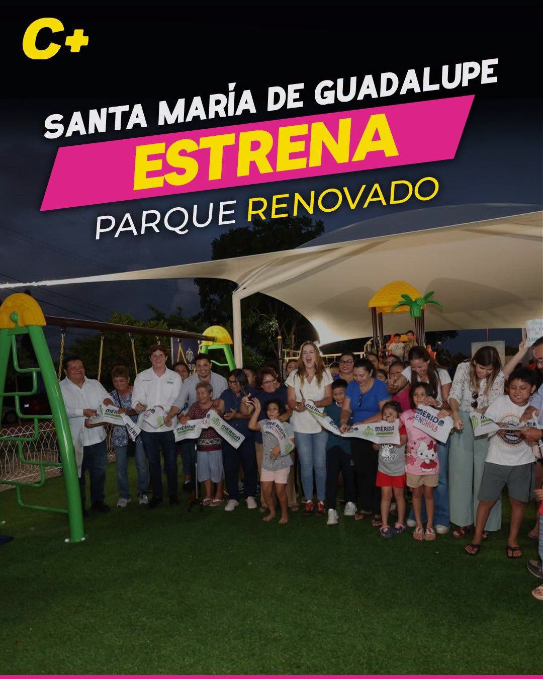 anta María de Guadalupe estrena parque renovado