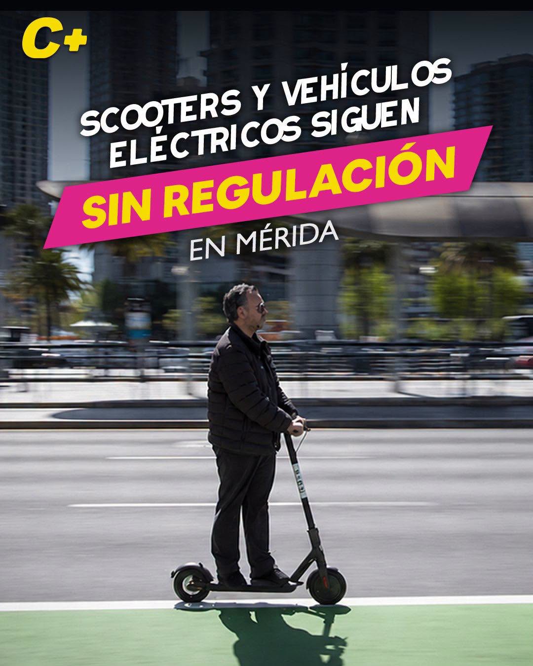 Scooters eléctricos siguen sin regulación en Mérida