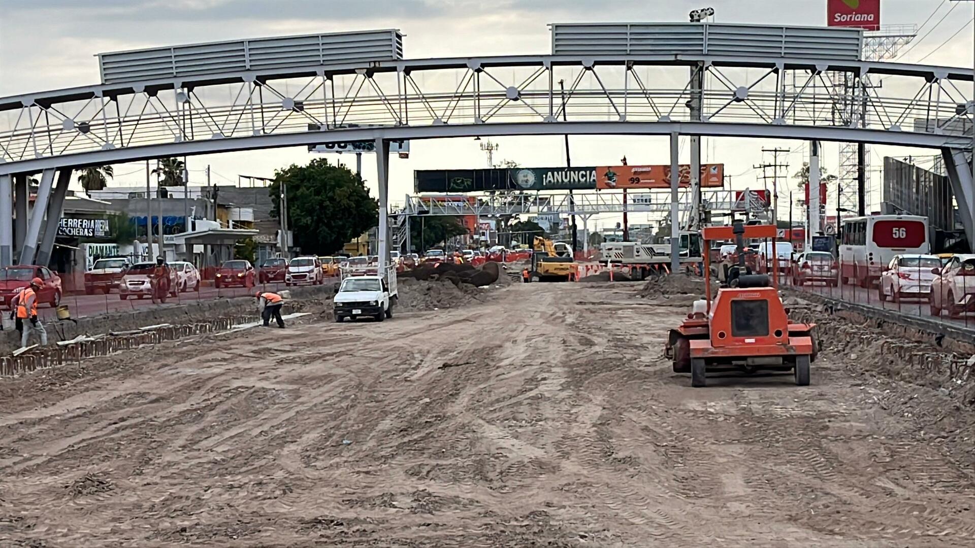 Avanza Sistema Vial Revolución-Vasconcelos; un reto, reubicación de infraestructura