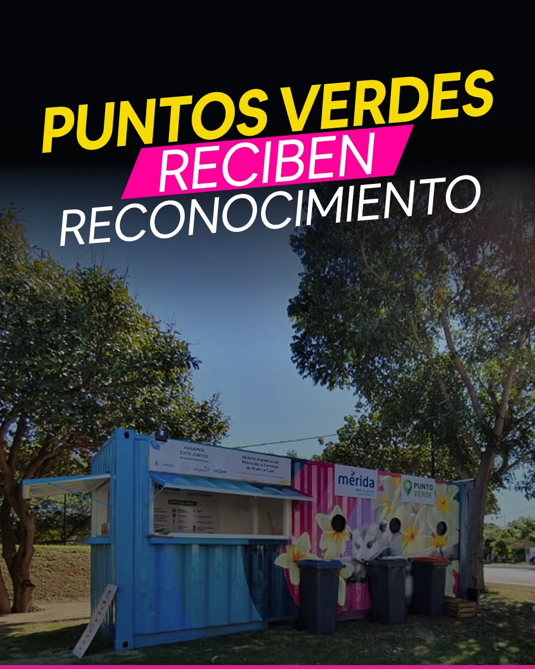 Programa ambiental de Mérida entra al top 500 de Iberoamérica . El programa Puntos Verdes del Ayuntamiento de Mérida fue reconocido como uno de los 500 mejores proyectos socioambientales de Iberoamérica 2026 por Premios Verdes, una organización internacional que evaluó más de 2 mil iniciativas provenientes de 29 países. La alcaldesa Cecilia Patrón Laviada destacó que con este reconocimiento, Mérida se posiciona como un referente en gestión de residuos, economía circular y participación ciudadana.