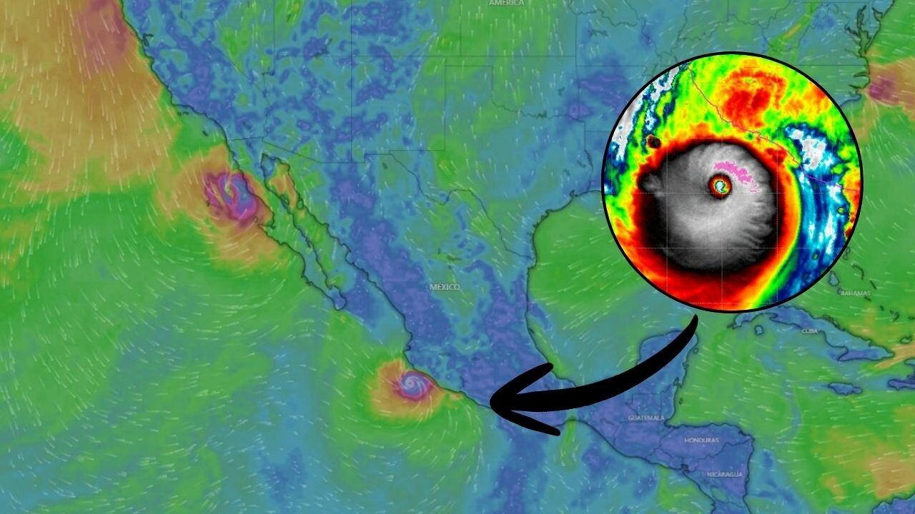 Huracán Simón, muy cerca de ser Categoría 5; mantiene en alerta el occidente de México